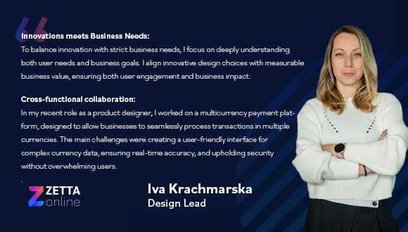 Introducing Iva Krachmarksa, Design Lead at ZettaOnline